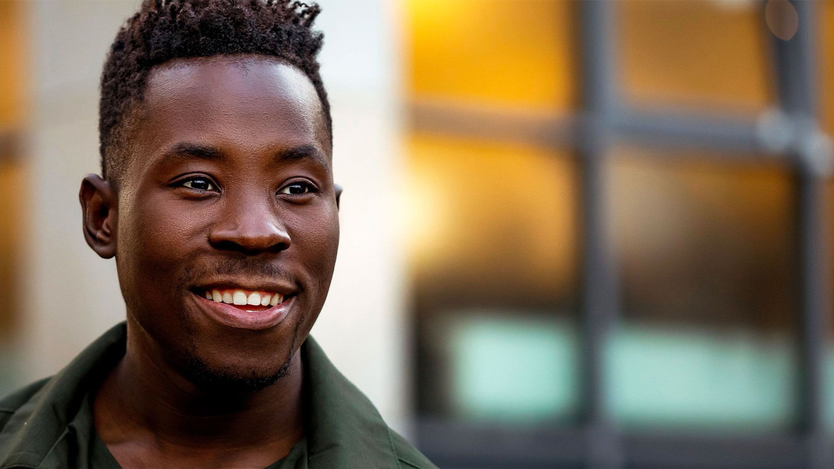 Gentleman Cavity restoration patient showing nice dental work
